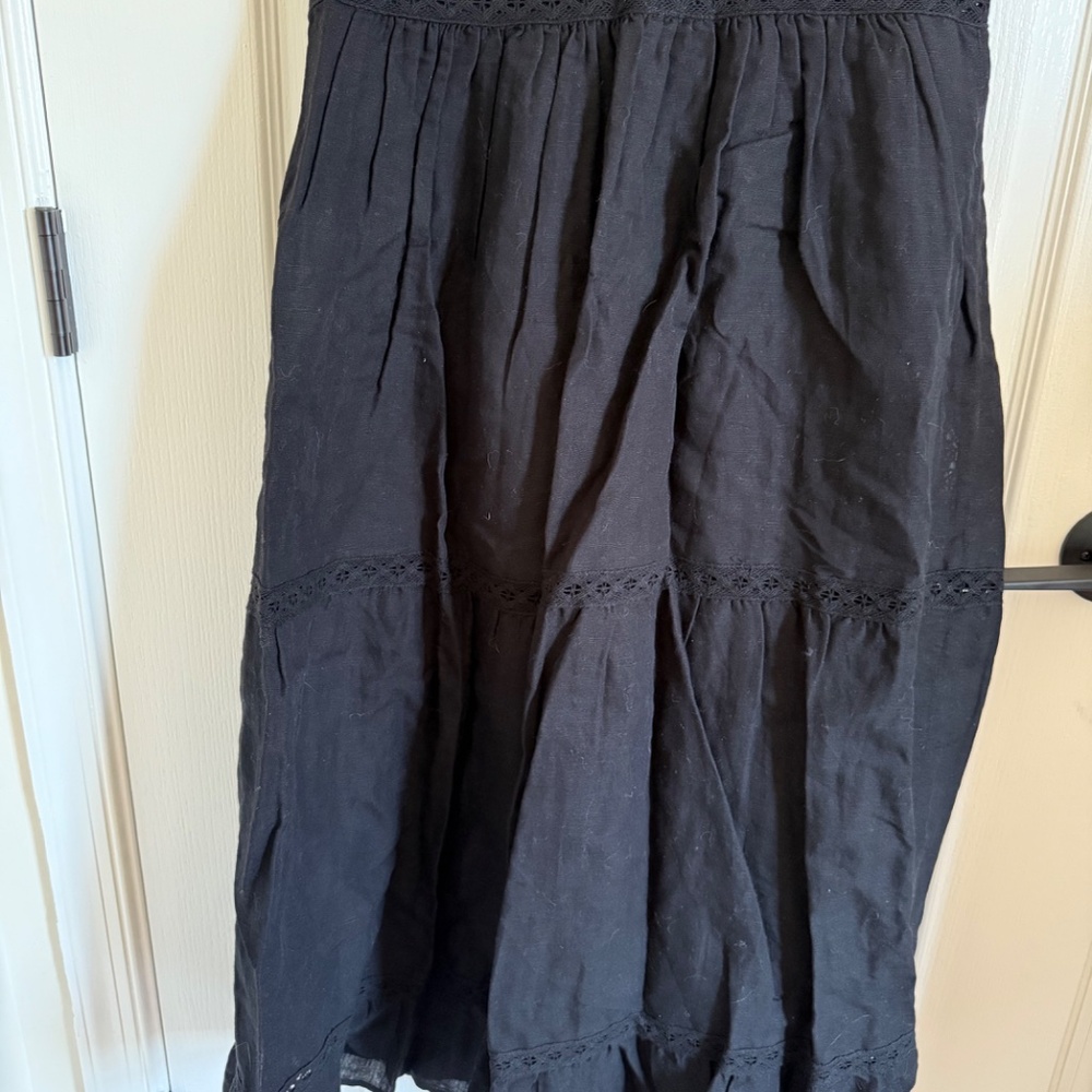 Sezane Zarri Dress Black - Size 2 - Picture 8 of 11